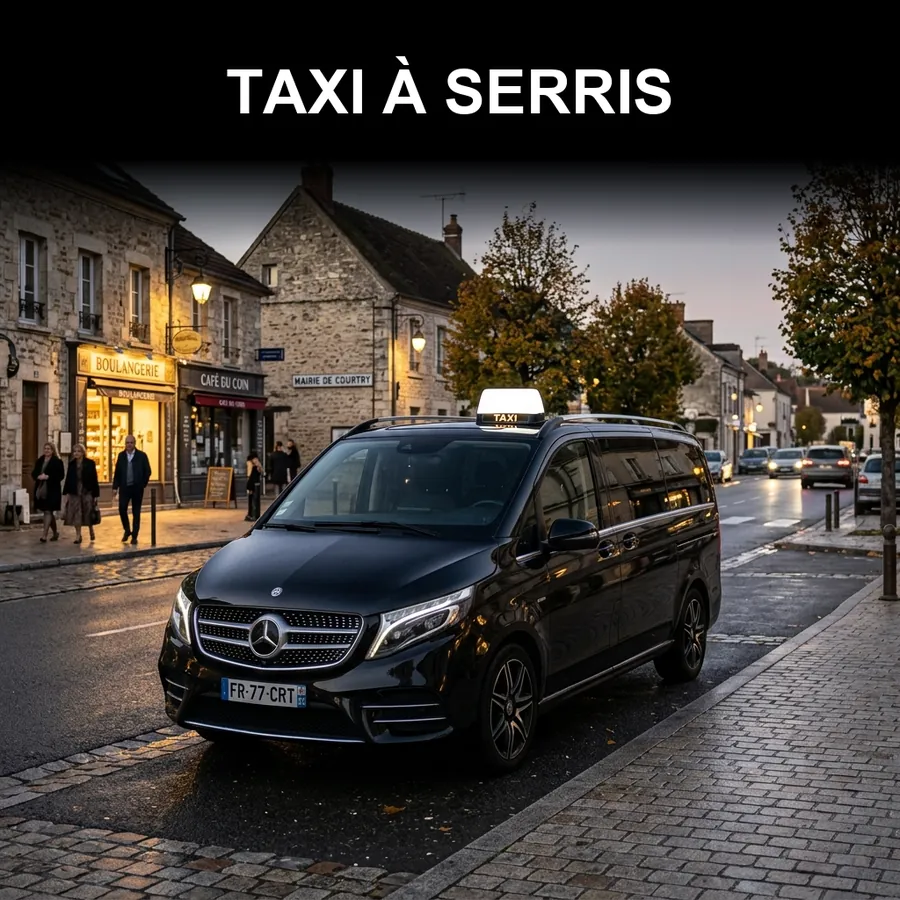 Taxi Serris Val d'Europe – chauffeur privé local vers Disneyland Paris, CDG et Orly depuis Serris (77700)
